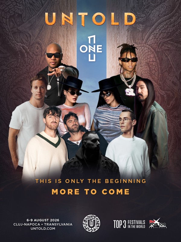 UNTOLD LANSEAZĂ PRIMUL VAL DE ARTIȘTI PENTRU 2026: FLO RIDA, SWAE LEE, KYGO, THE CHAINSMOKERS, LOST FREQUENCIES ȘI MULȚI ALȚII