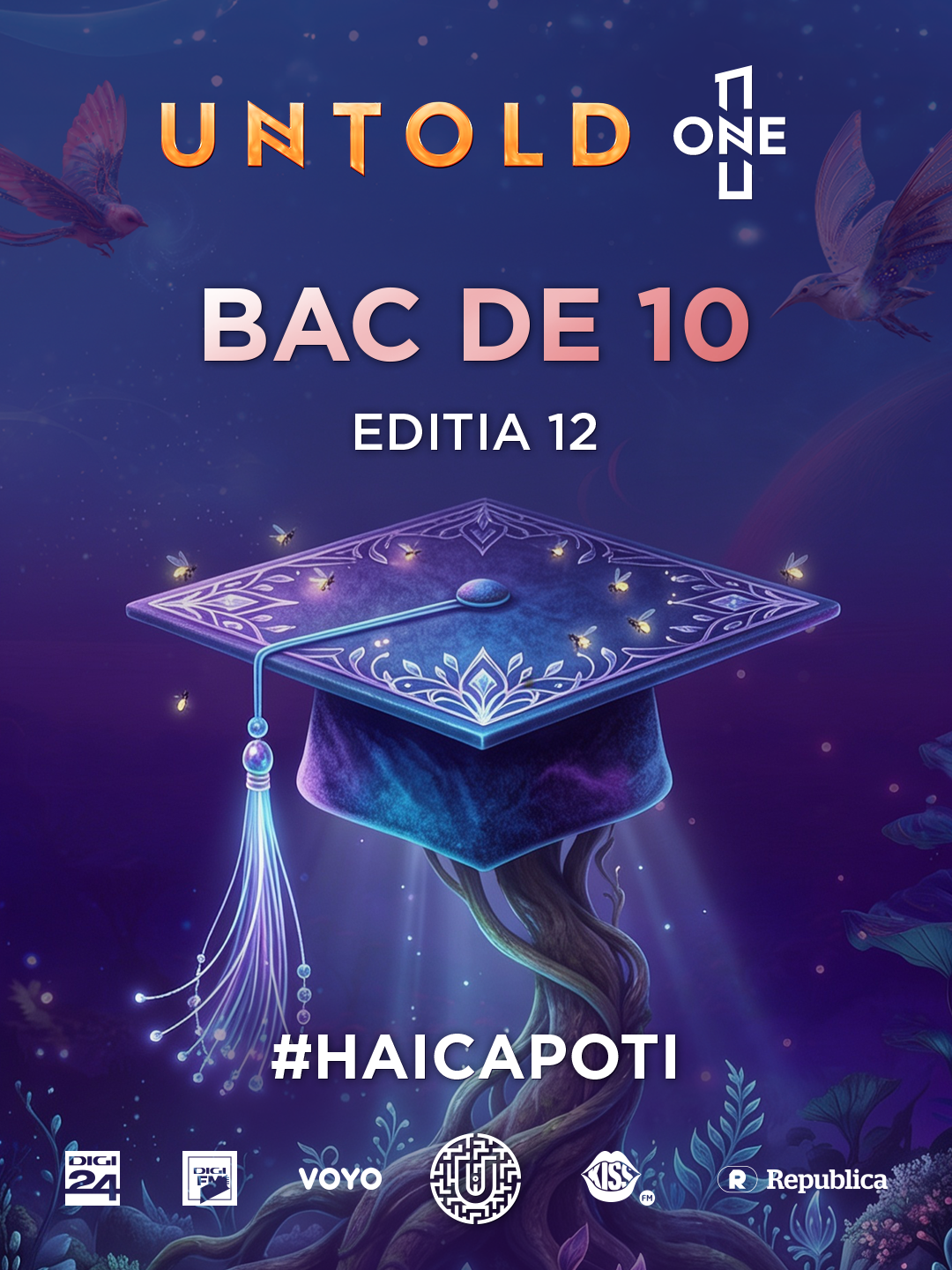UNTOLD SUSȚINE EXCELENȚA ÎN EDUCAȚIE   CAMPANIA “BAC DE 10” AJUNSĂ LA CEA DE-A UNSPREZECEA EDIȚIE RECOMPENSEAZĂ CU ABONAMENT GRATUIT LA UNTOLD ONE, ELEVII DE 10
