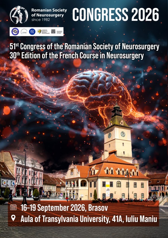 51st Congress of the Romanian Society of Neurosurgery | 30th Edition of the French Course in Neurosurgery, 16–19 September 2026