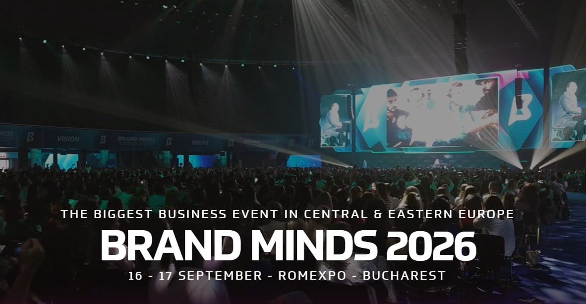 BRAND MINDS 2026 | SEPTEMBER 16-17 – ROMEXPO – BUCHAREST