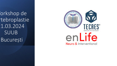 Workshop de Vertebroplastie (GRATUIT) si LIVE SURGERY, 21.03.2024, Spitalul Universitar de Urgenta Bucuresti