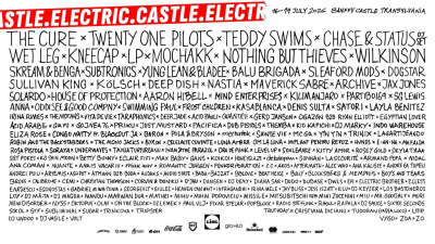 Lineup complet pentru Electric Castle 2026: The Cure, twenty one pilots, Teddy Swims, Wet Leg, Kneecap și alte zeci de nume pregătite să facă senzație la castel