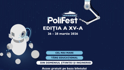 Peste 40% dintre competențe se schimbă. PoliFEST 2026 conectează tinerii cu noile cerințe ale pieței muncii. Evenimentul transformă POLITEHNICA București în epicentrul educației și al viitorului professional.