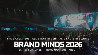 BRAND MINDS 2026 | SEPTEMBER 16-17 – ROMEXPO – BUCHAREST