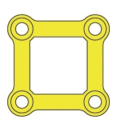 Plăci Craniene din Titan 2.0 mm Rebstock – Forme Speciale pentru Osteosinteză Chirurgie BMF - Img 4