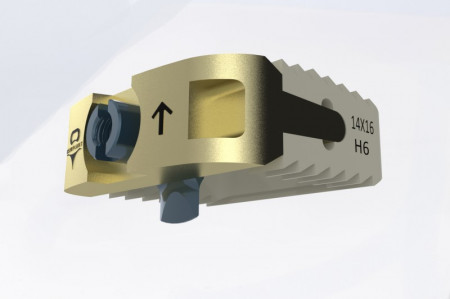 EOS Hybrid – Cage Cervical din PEEK cu Lamă de Fixare | Fuziune ACDF Stabilă