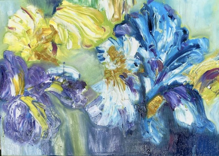 " Iris from Ines " art enLife, abstract painting