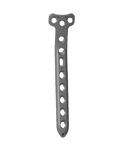 Placa de tibie proximala in T poliaxiala pentru osteosinteza fracturii de tibie Enlife