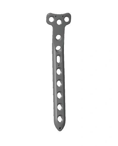 Placa de tibie proximala in T poliaxiala pentru osteosinteza fracturii de tibie Enlife