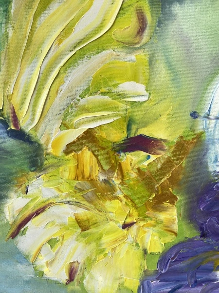 " Iris from Ines " art enLife, abstract painting - Img 2