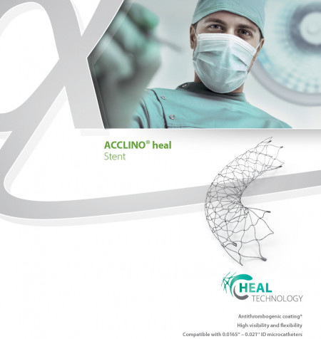 Stent intracranian flexibil cu acoperire HEAL – ACCLINO® Heal - Img 4