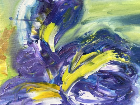 &quot; Iris from Ines &quot; art enLife, abstract painting - Img 3