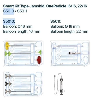 Kit de Kyphoplastie Unipediculară | Reconstrucție Vertebrală Joline | AP Trauma - Img 2