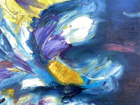 &quot; Iris from Ines &quot; art enLife, abstract painting - Img 5