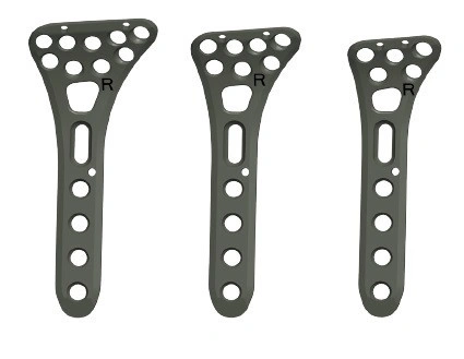 Placa de Radius Distal poliaxiala pentru osteointeza fracturii de radius