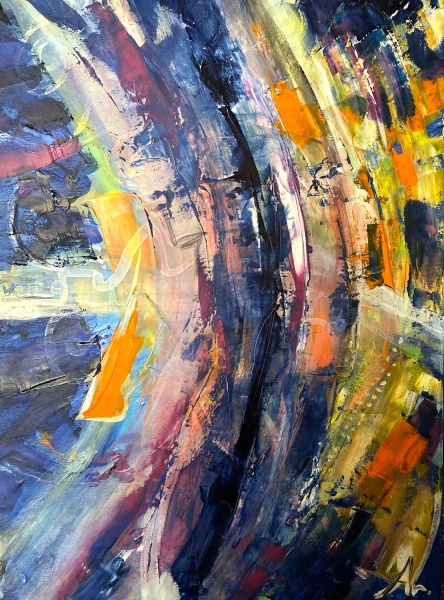Sentimentul infinit al centaurului ( The infinite feeling of the centaur) 50x70 cm oil on canvas