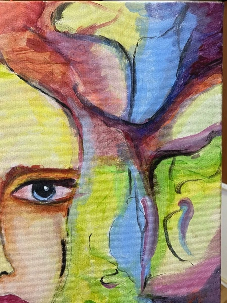 Aloise este singura intre culori (Aloise alone betwen colors)