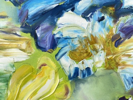 " Iris from Ines " art enLife, abstract painting - Img 7