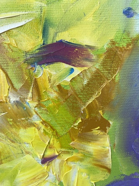 " Iris from Ines " art enLife, abstract painting - Img 8