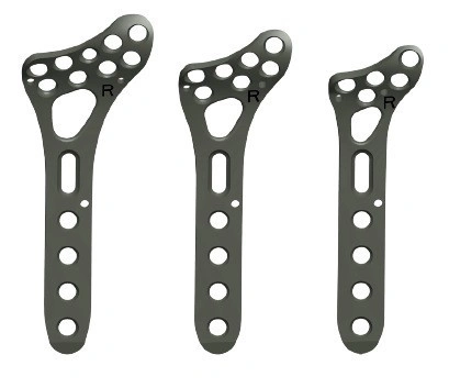Placa de Radius Distal poliaxiala pentru osteointeza fracturii de radius