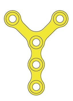 Plăci Craniene din Titan 2.0 mm Rebstock – Forme Speciale pentru Osteosinteză Chirurgie BMF - Img 3