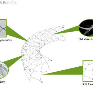 Stent intracranian flexibil cu acoperire HEAL – ACCLINO® Heal - Img 2