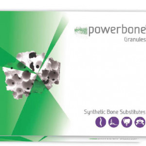 Substituent de os, granule (crunch) 0.5-1 mm 15 cc 90% HA, 10% Beta-TCP Powerbone