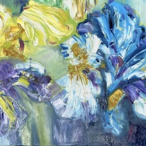 " Iris from Ines " art enLife, abstract painting