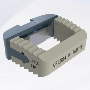 EOS Hybrid – Cage Cervical din PEEK cu Lamă de Fixare | Fuziune ACDF Stabilă - Img 2