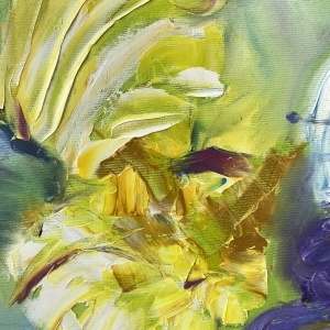 " Iris from Ines " art enLife, abstract painting - Img 2