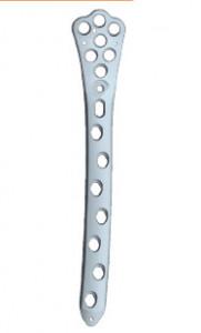 Placa de femur distal poliaxiala pentru osteosinteza fracturii de femur