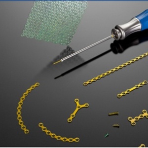 Titanium fixation screws for cranioplasty mesh, (10 pcs /mesh, 1.6 mm system)