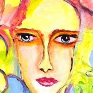 Aloise este singura intre culori (Aloise alone betwen colors)