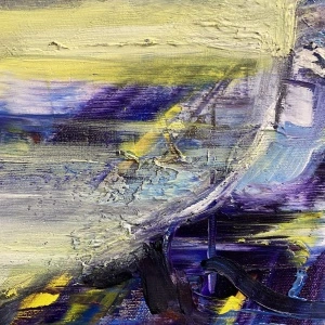 Pictura abstracta: Run of Ideas 50x70 cm, oil on canvas - Img 2