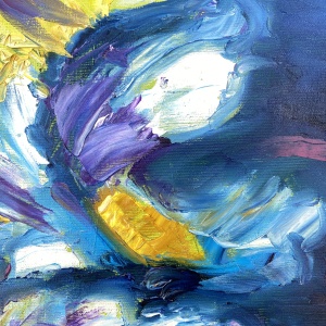 " Iris from Ines " art enLife, abstract painting - Img 5