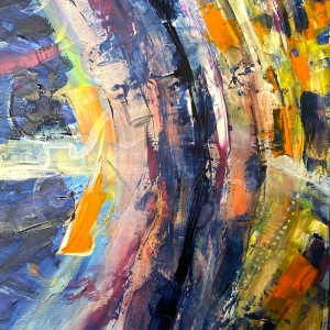 Sentimentul infinit al centaurului ( The infinite feeling of the centaur) 50x70 cm oil on canvas