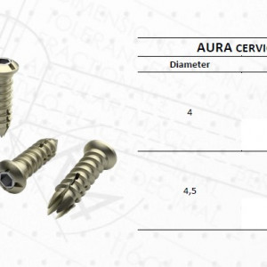 AURA, Suruburi fixare placa cervicala ( AP Trauma)