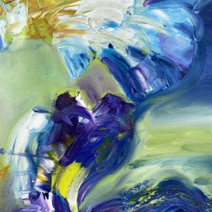 " Iris from Ines " art enLife, abstract painting - Img 6