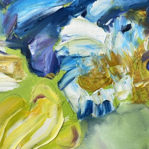 " Iris from Ines " art enLife, abstract painting - Img 7