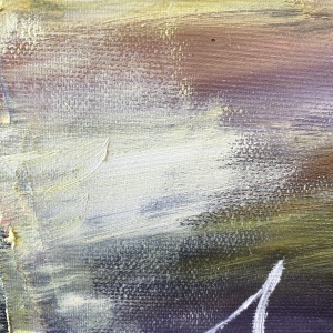 Picturta abstracta: " “Turkish delight under Bosphorus Bridge”, 50x70 cm, ulei pe pânză (oil on canvas) - Img 5