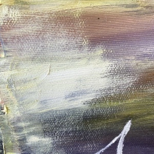 Picturta abstracta: " “Turkish delight under Bosphorus Bridge”, 50x70 cm, ulei pe pânză (oil on canvas) - Img 5