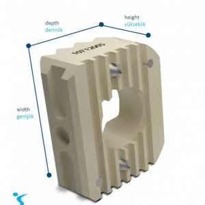 Cage Cervical PEEK BIA | Implant Fuziune Vertebrală | OSIMPLANT