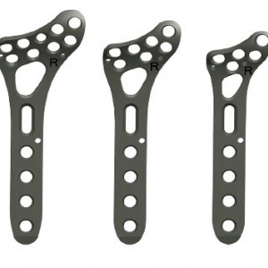 Placa de Radius Distal poliaxiala pentru osteointeza fracturii de radius 