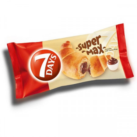 7 Day's Croissant Super Max cu Crema de Cacao 110g