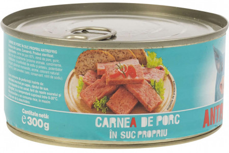 Antrefrig Carne de Porc in Suc Propriu 300g