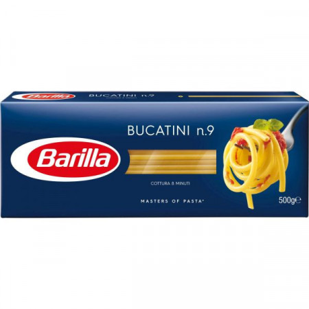 Barilla Bucatini No 9 Paste Alimentare din Gris de Grau Dur 500g
