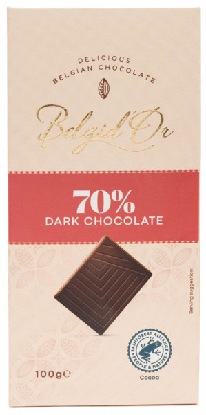 Belgid'or Ciocolata Neagra 70% 100g