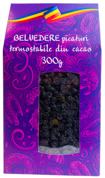 Belvedere Picaturi Termostabile din Cacao 300g