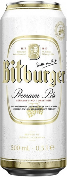 Bitburger Premium Bere 4.8% Alcool 500ML