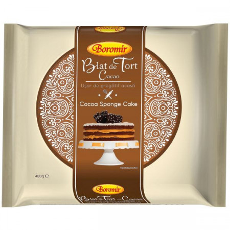 Boromir Blat de Tort cu Cacao 400g